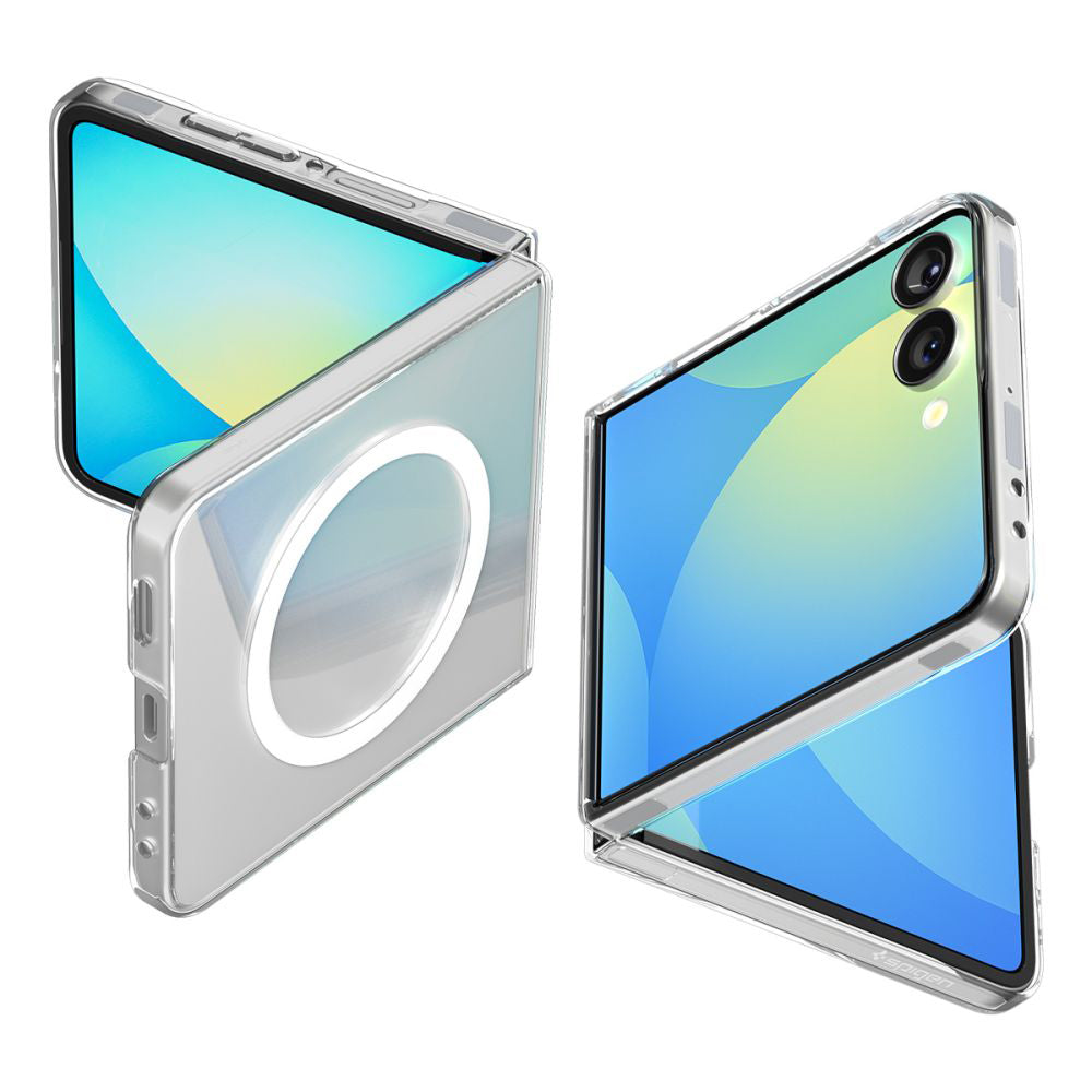 Etui MagSafe do Samsung Galaxy Z Flip7 F766, Spigen, Air Skin, Przezroczyste ACS09556