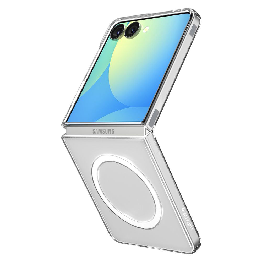 Etui MagSafe do Samsung Galaxy Z Flip7 F766, Spigen, Air Skin, Przezroczyste ACS09556