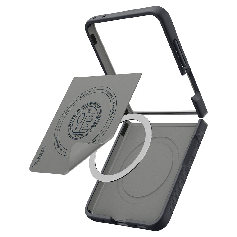 Etui MagSafe do Samsung Galaxy Z Flip8 F776, Spigen, Caseology Nano Pop, czarne ACS11523