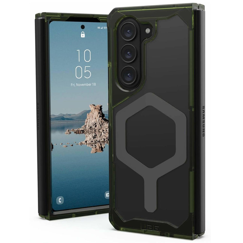 Etui MagSafe do Samsung Galaxy Z Fold5 F946, Urban Armor Gear, Plyo Pro, Zielono-Szary