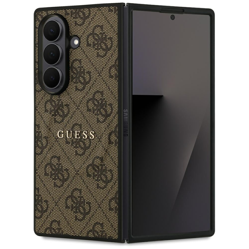 Etui MagSafe dla Samsung Galaxy Z Fold7 F966, Guess, 4G Classic, Brązowy