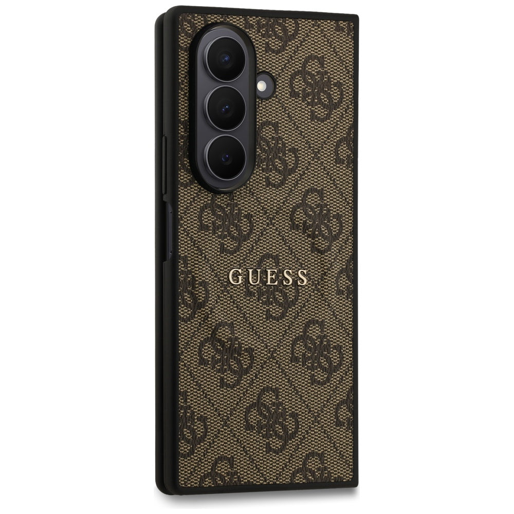 Etui MagSafe dla Samsung Galaxy Z Fold7 F966, Guess, 4G Classic, Brązowy
