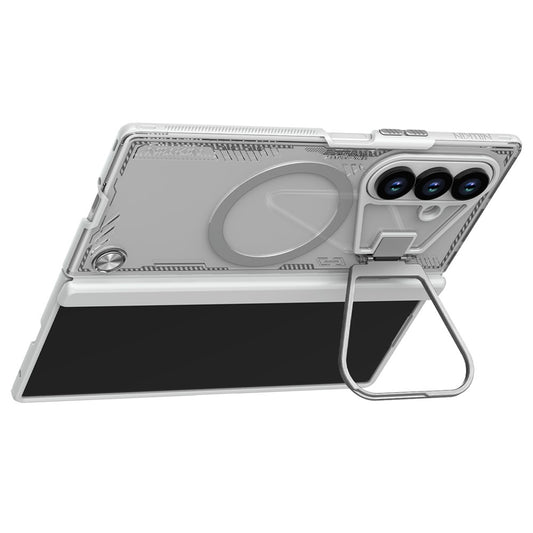 Etui MagSafe do Samsung Galaxy Z Fold7 F966, Nillkin, Iceblade Prop z wycięciem na aparat, szare
