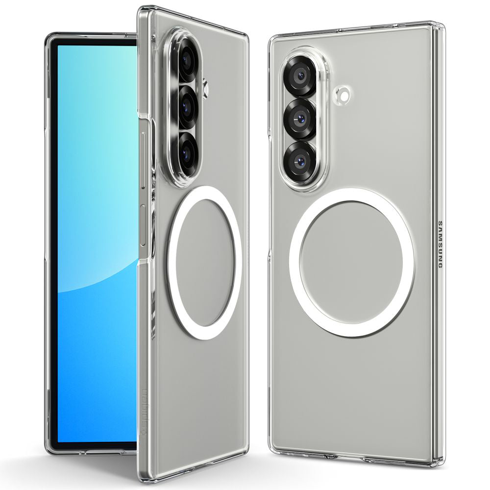 Etui MagSafe dla Samsung Galaxy Z Fold7 F966, Spigen, Air Skin, Przezroczyste ACS09545
