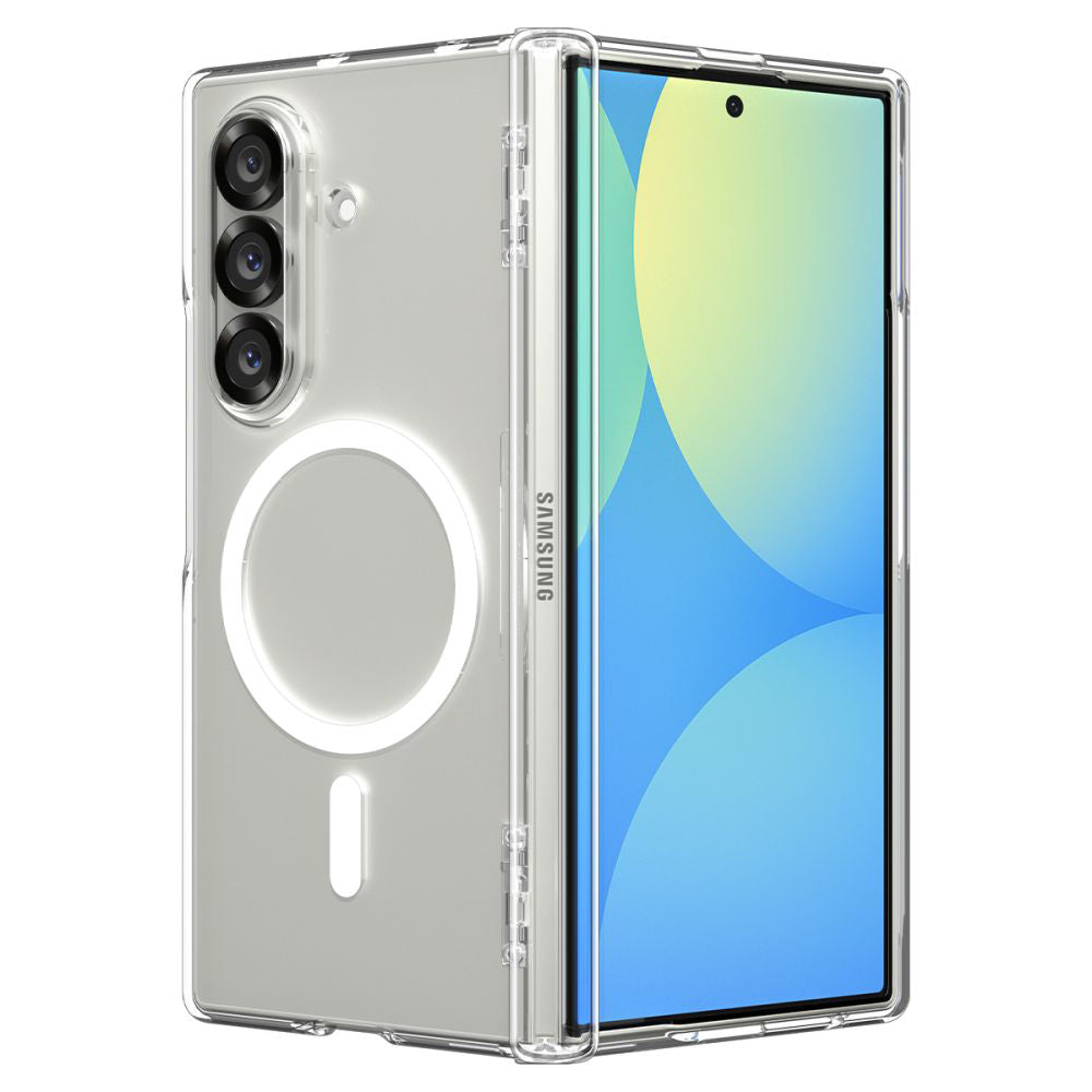 Etui MagSafe dla Samsung Galaxy Z Fold7 F966, Spigen, Ultra Hybrid Pro, Przezroczyste ACS09546