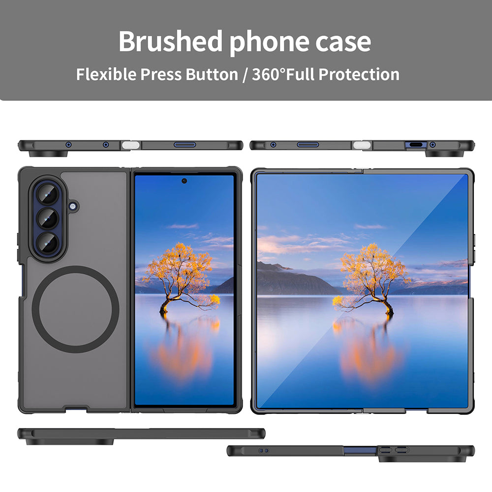 Etui MagSafe do Samsung Galaxy Z Fold7 F966, Techsuit, HaloFrost II, czarne