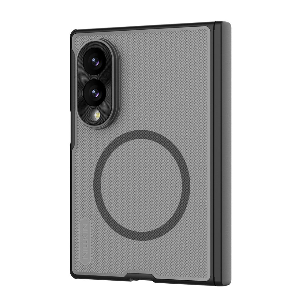 Etui MagSafe do Samsung Galaxy Z Fold8 F971, Nillkin, Super Frosted Shield, Czarna Przezroczysta