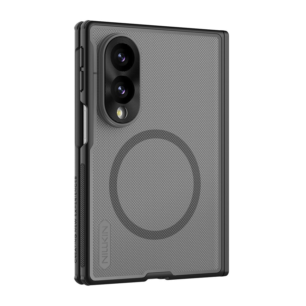 Etui MagSafe do Samsung Galaxy Z Fold8 F971, Nillkin, Super Frosted Shield, Czarna Przezroczysta