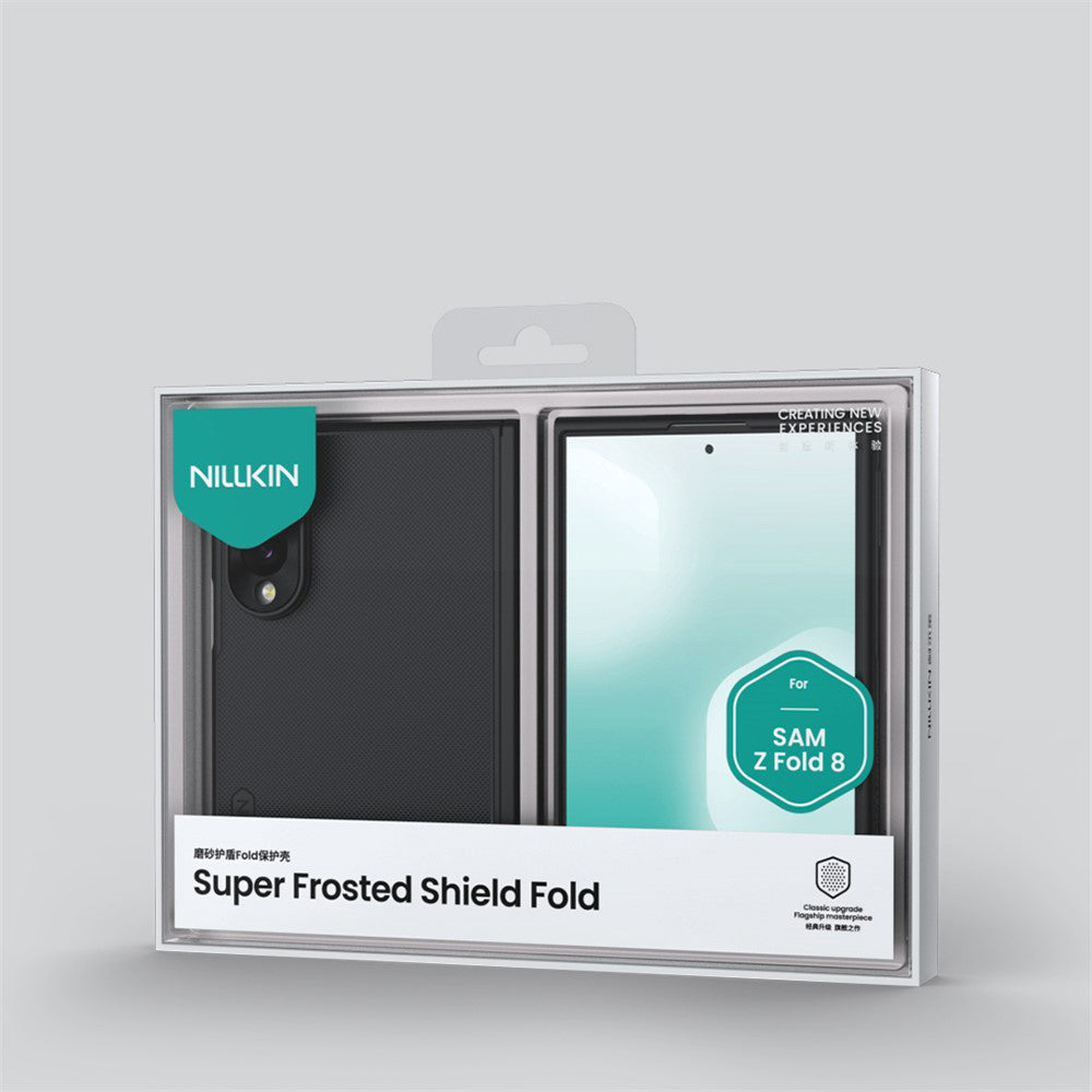 Etui MagSafe do Samsung Galaxy Z Fold8 F971, Nillkin, Super Frosted Shield, Czarna Przezroczysta
