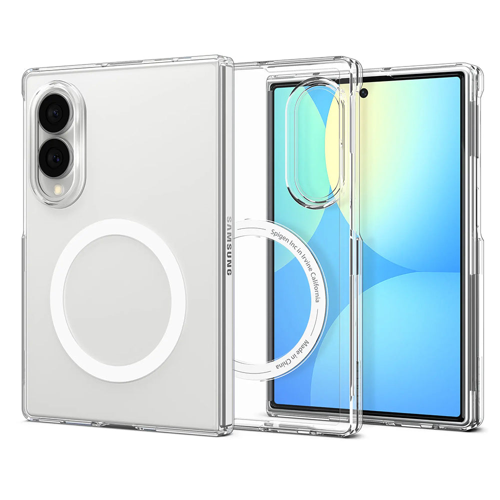 Etui MagSafe do Samsung Galaxy Z Fold8 F971, Spigen, Air Skin, Przezroczyste Białe ACS11952