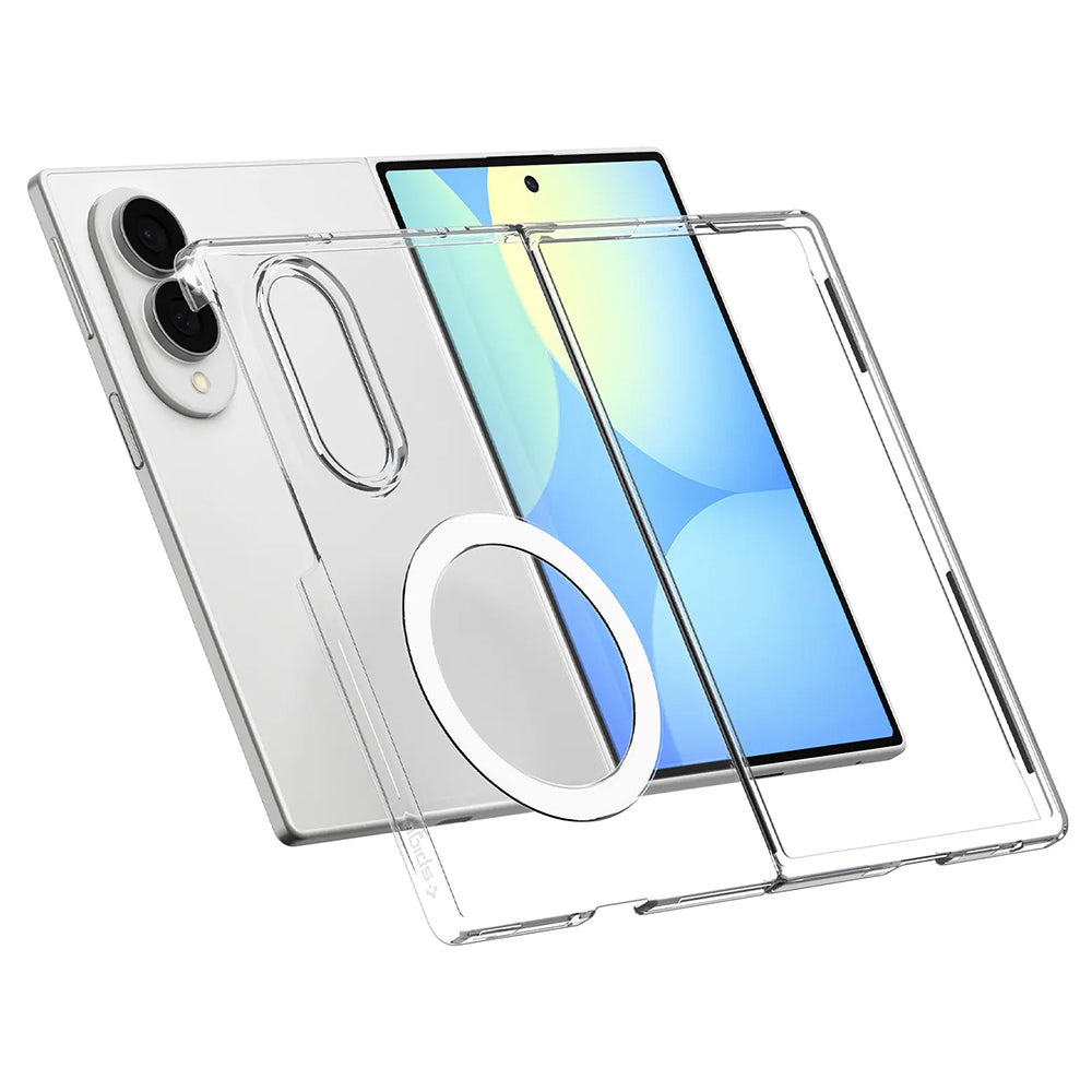 Etui MagSafe do Samsung Galaxy Z Fold8 F971, Spigen, Air Skin, Przezroczyste Białe ACS11952