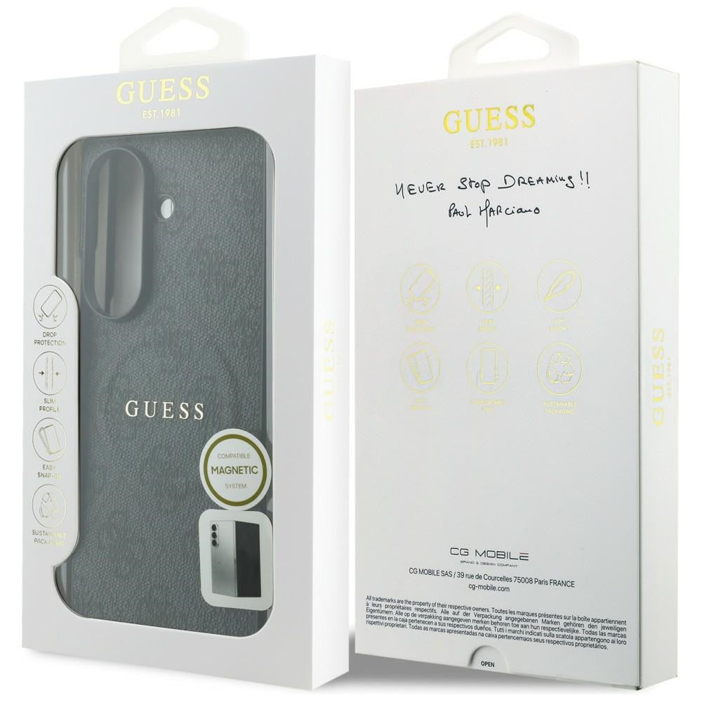 Etui MagSafe do Samsung Galaxy Z Fold8 Ultra F976, Guess, 4G Leather Classic, czarne