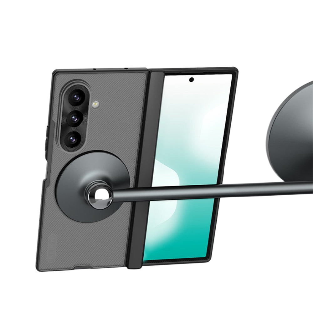 Etui MagSafe do Samsung Galaxy Z Fold8 Ultra F976, Nillkin, Super Frosted Shield, Czarna Przezroczysta