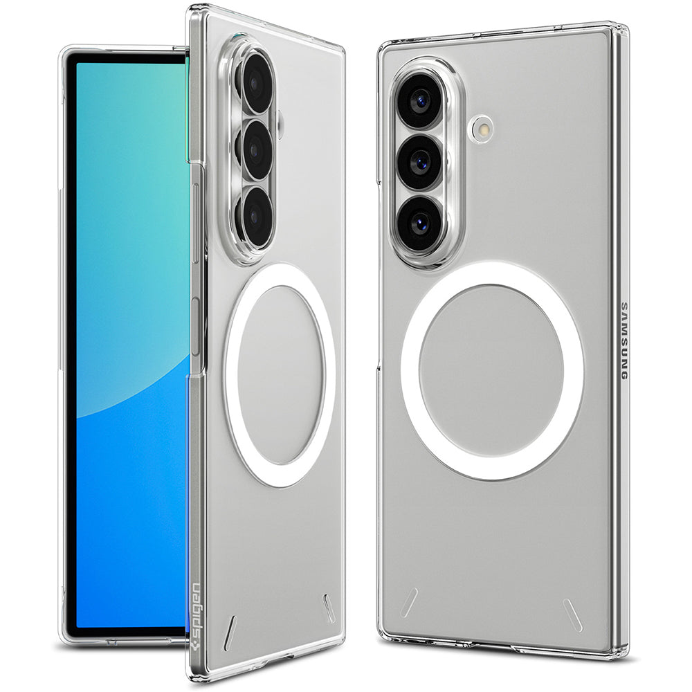 Etui MagSafe do Samsung Galaxy Z Fold8 Ultra F976, Spigen, Air Skin, Przezroczysta Biała ACS11505