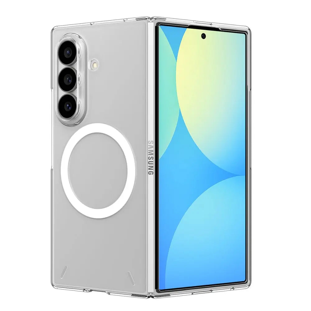 Etui MagSafe do Samsung Galaxy Z Fold8 Ultra F976, Spigen, Air Skin, Przezroczysta Biała ACS11505