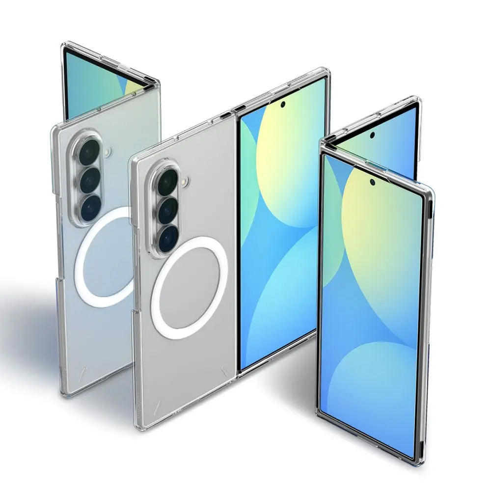 Etui MagSafe do Samsung Galaxy Z Fold8 Ultra F976, Spigen, Air Skin, Przezroczysta Biała ACS11505