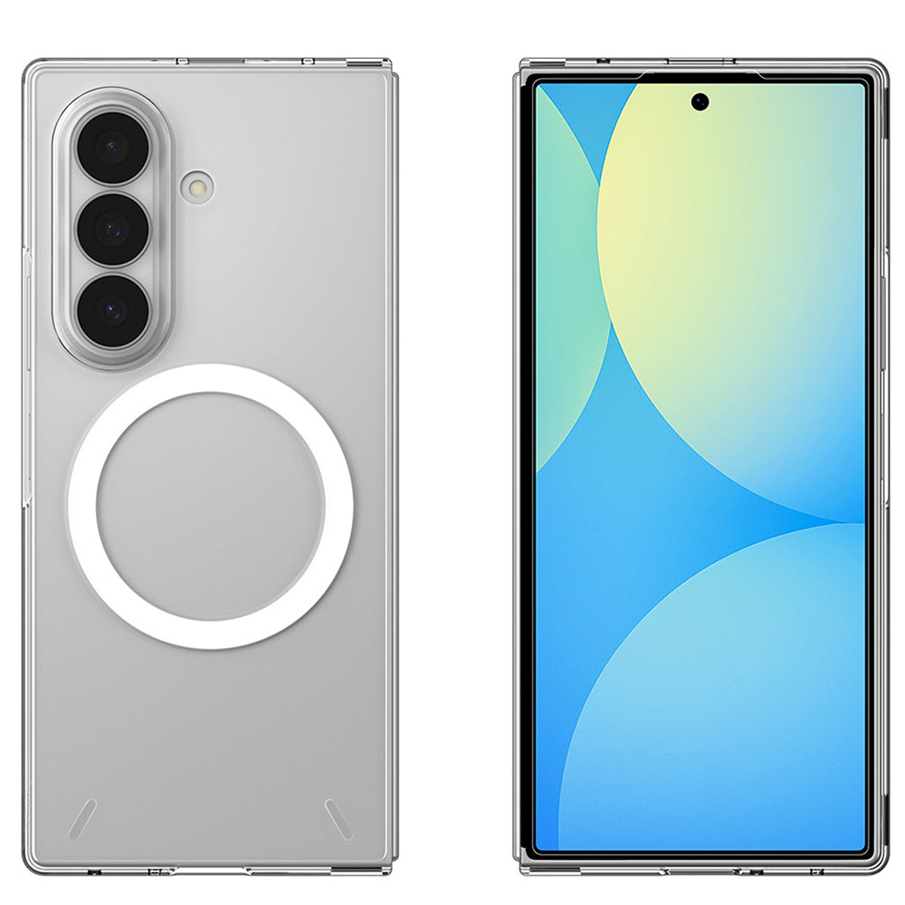 Etui MagSafe do Samsung Galaxy Z Fold8 Ultra F976, Spigen, Air Skin, Przezroczysta Biała ACS11505