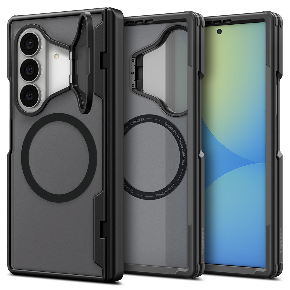 Etui MagSafe do Samsung Galaxy Z Fold8 Ultra F976, Spigen, Optik Armor Pro, czarne ACS11500
