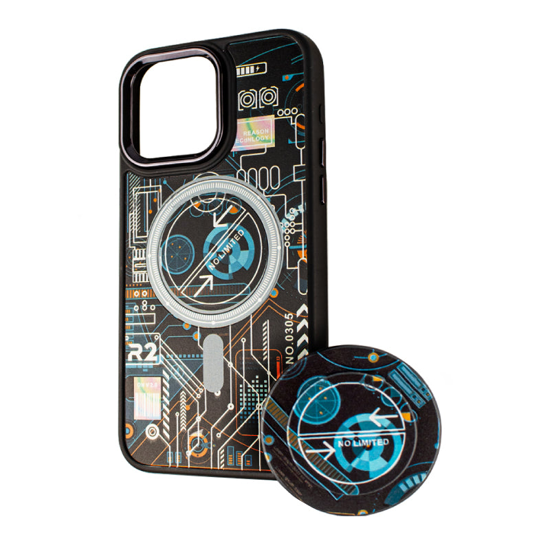 Etui MagSafe do Xiaomi Redmi A2 / A1, BOTER, technologia MagPopsocket, wielokolorowe
