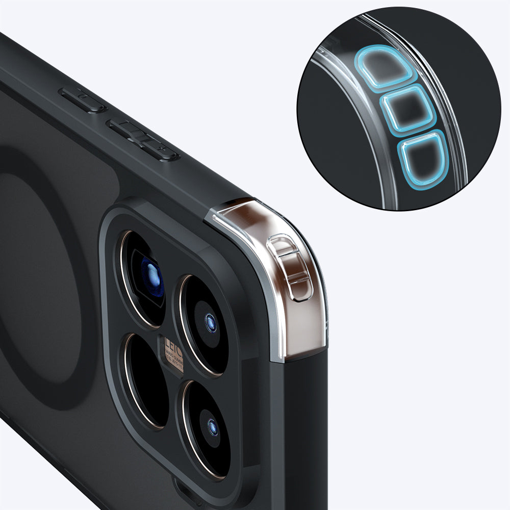 Etui MagSafe dla Xiaomi 15T Pro, Techsuit, PureFrost, Satynowa Czarna