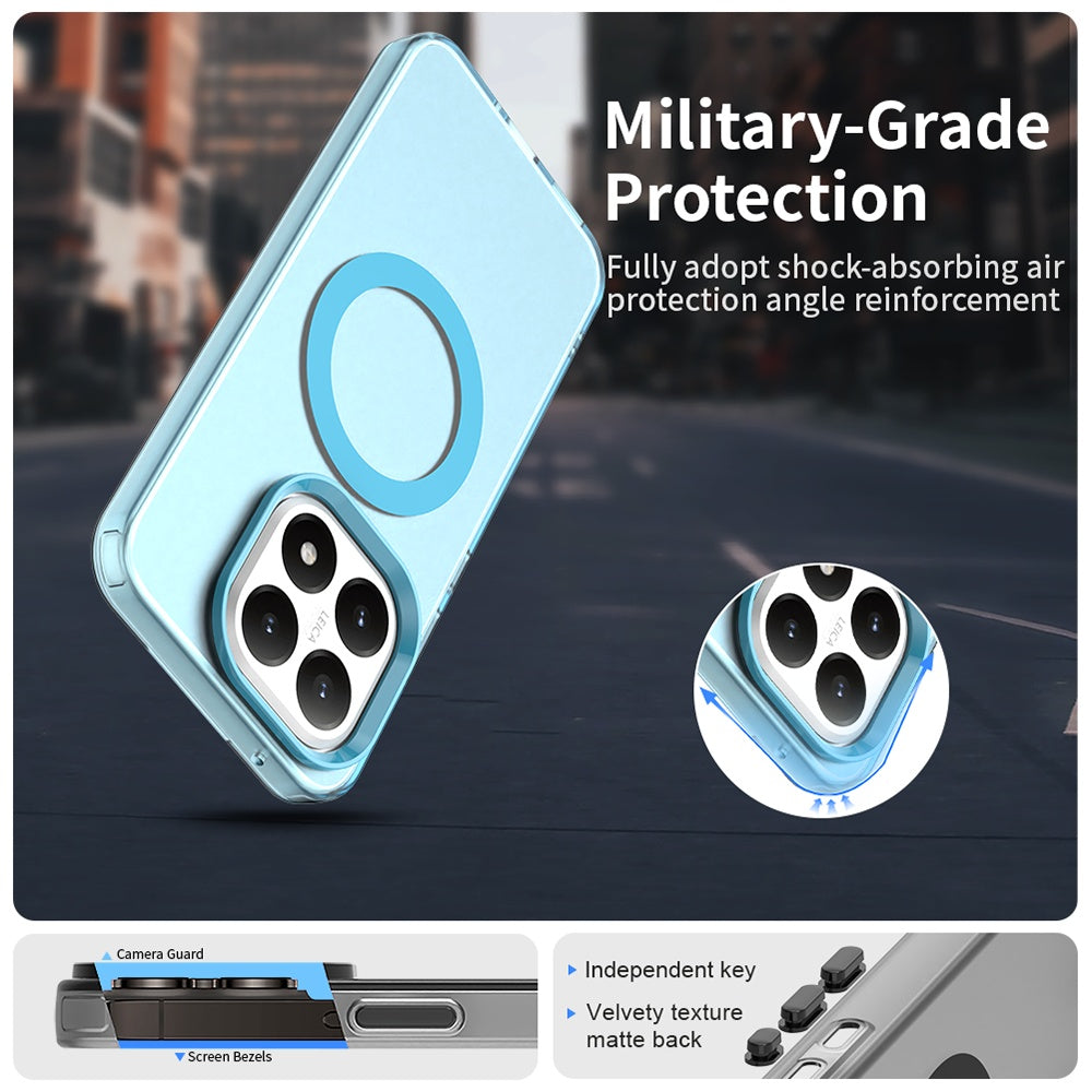 Etui MagSafe dla Xiaomi 15T, Techsuit, CandyCase, Niebieskie