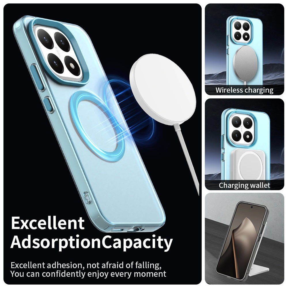 Etui MagSafe dla Xiaomi 15T, Techsuit, CandyCase, Niebieskie