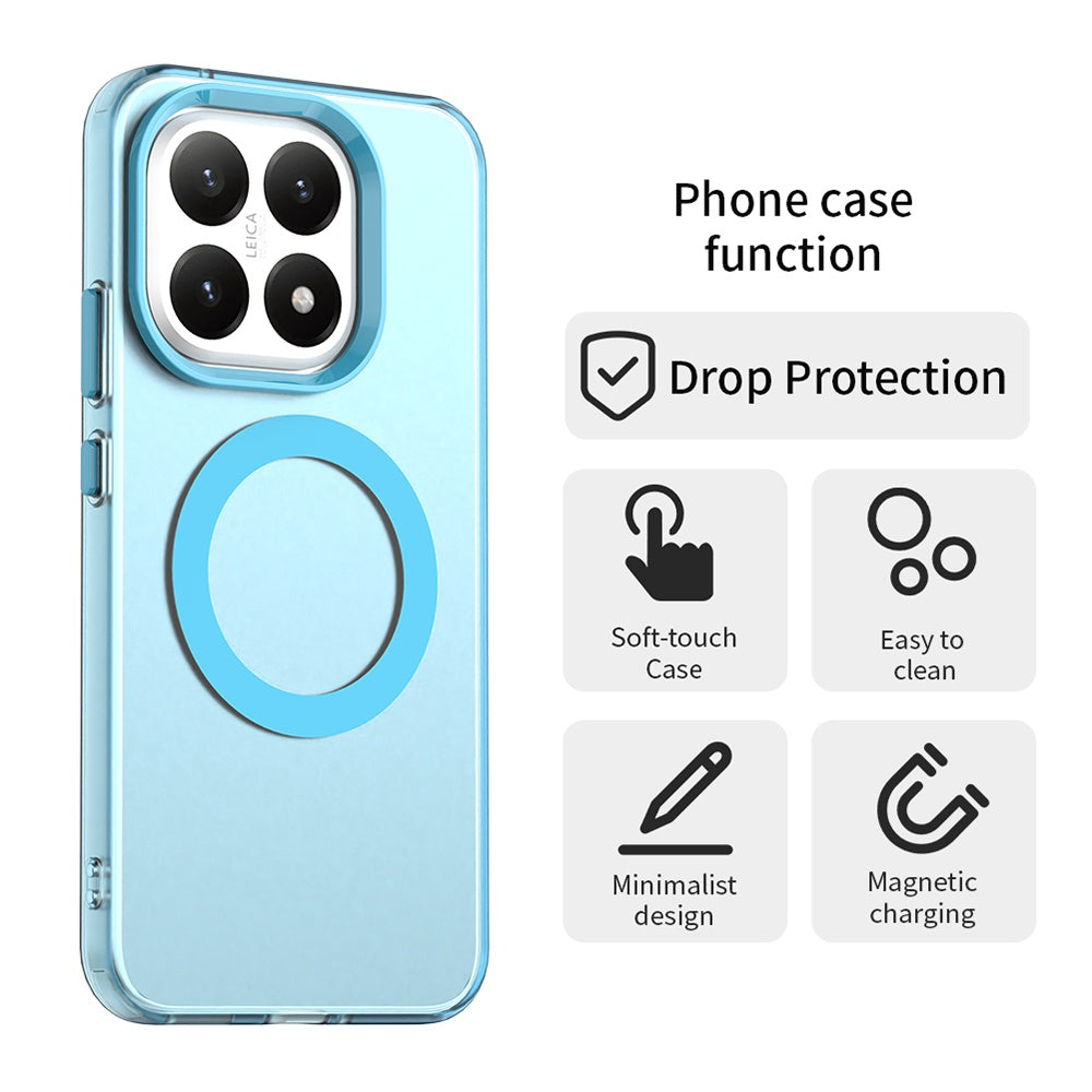 Etui MagSafe dla Xiaomi 15T, Techsuit, CandyCase, Niebieskie