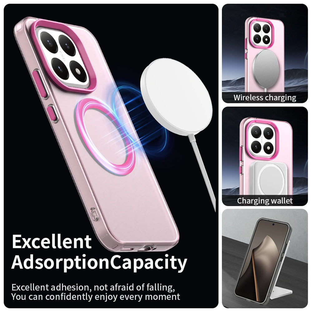 Etui MagSafe dla Xiaomi 15T, Techsuit, CandyCase, Różowy