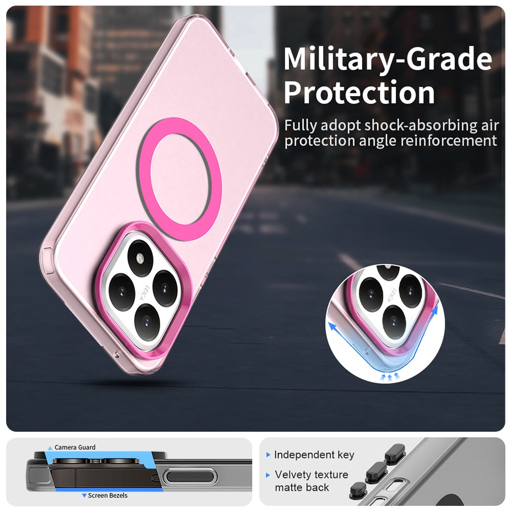 Etui MagSafe dla Xiaomi 15T, Techsuit, CandyCase, Różowy