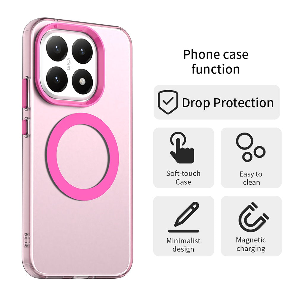 Etui MagSafe dla Xiaomi 15T, Techsuit, CandyCase, Różowy