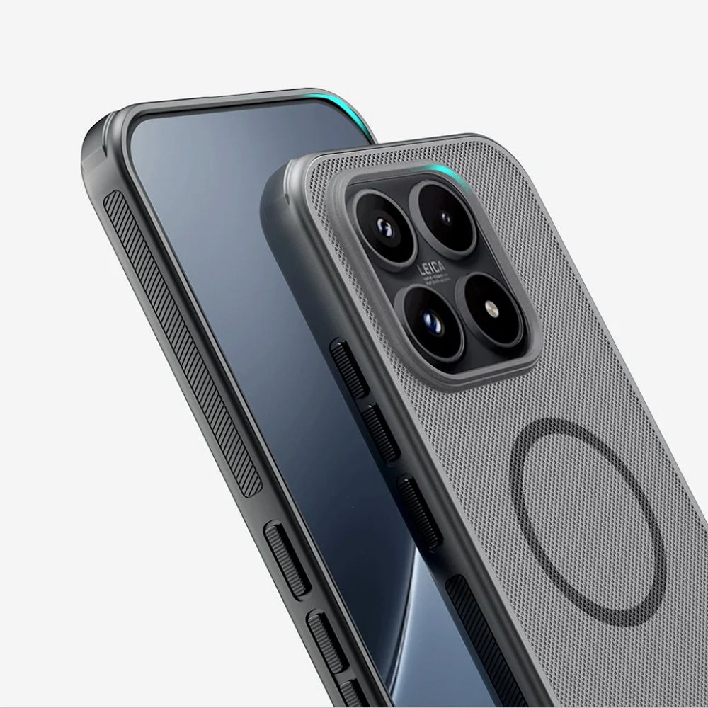 Etui MagSafe do Xiaomi 17, Nillkin, Super Shield Pro, Czarna Przezroczysta