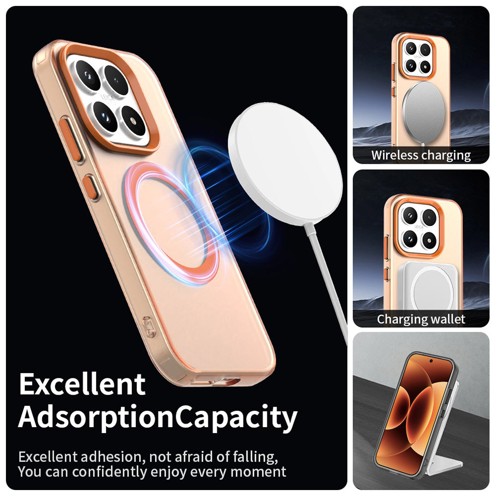 Etui MagSafe dla Xiaomi 17, Techsuit, CandyCase, Pomarańczowe