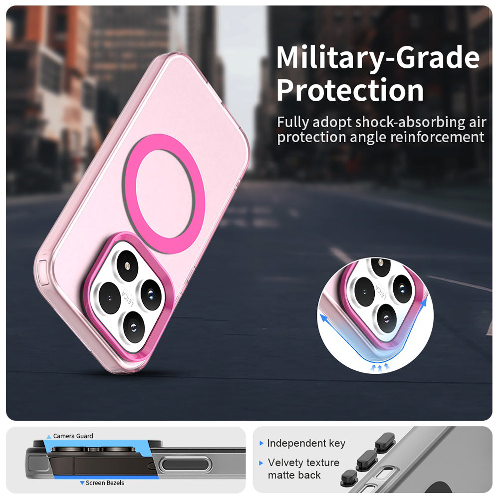 Etui MagSafe dla Xiaomi 17, Techsuit, CandyCase, Różowy