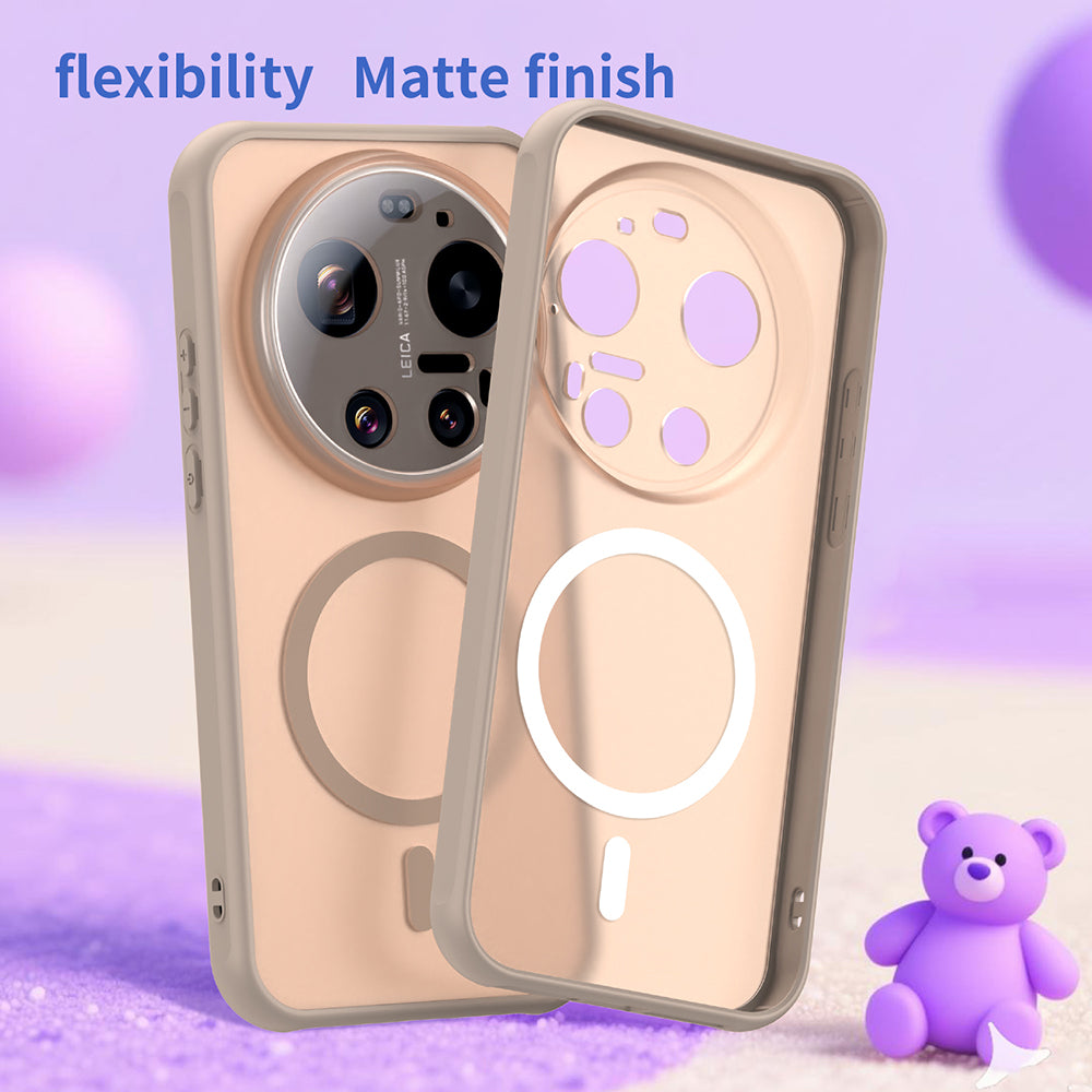 Etui MagSafe dla Xiaomi 17 Ultra, Techsuit, HaloFrost II, Złote