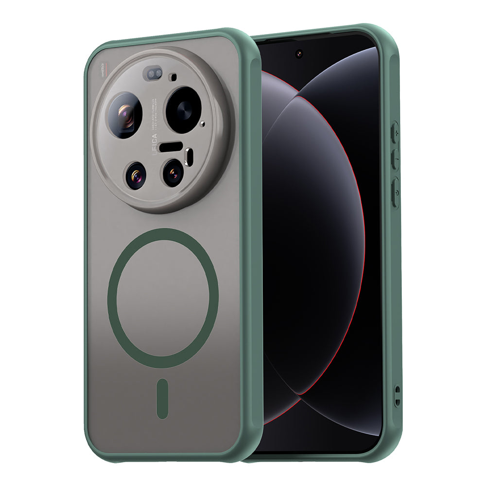 Etui MagSafe dla Xiaomi 17 Ultra, Techsuit, HaloFrost II, Zielony
