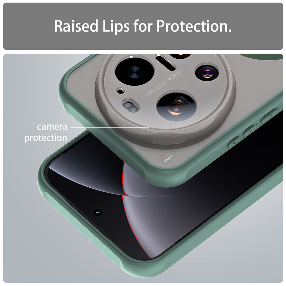 Etui MagSafe dla Xiaomi 17 Ultra, Techsuit, HaloFrost II, Zielony