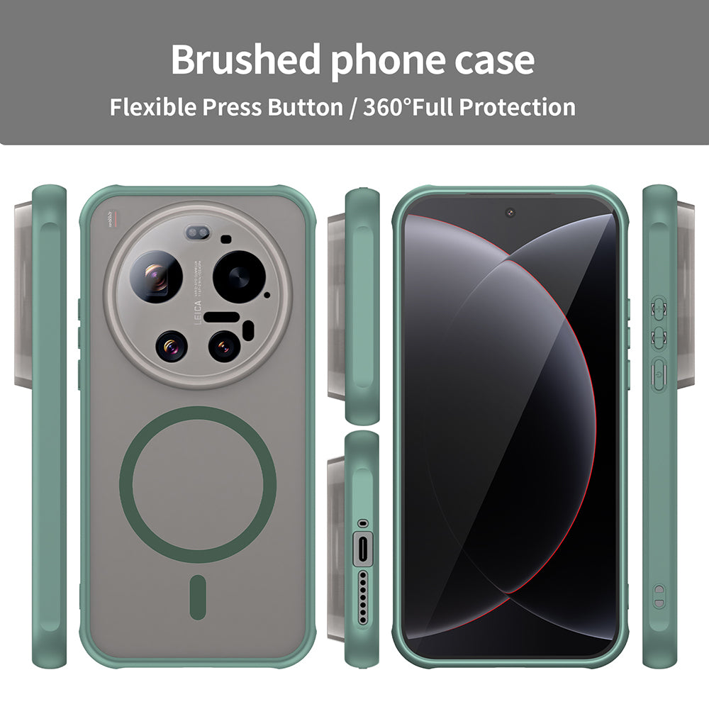 Etui MagSafe dla Xiaomi 17 Ultra, Techsuit, HaloFrost II, Zielony