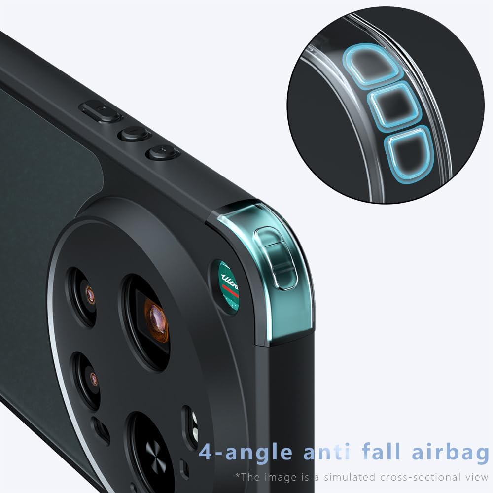 Etui MagSafe dla Xiaomi 17 Ultra, Techsuit, PureFrost, Satynowa Czarna