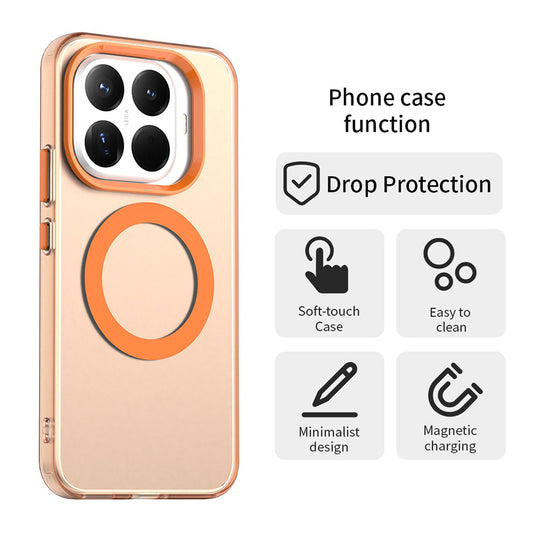 MagSafe Case for Xiaomi 17T, Techsuit, CandyCase, Orange