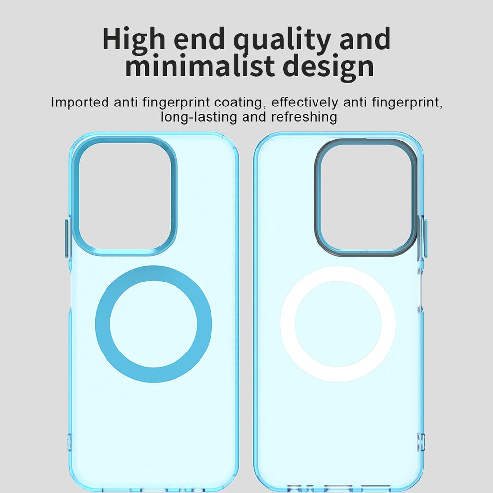 Etui MagSafe do Xiaomi Poco C85 4G / Redmi 15C 5G / 15C 4G, Techsuit, CandyCase, Niebieskie