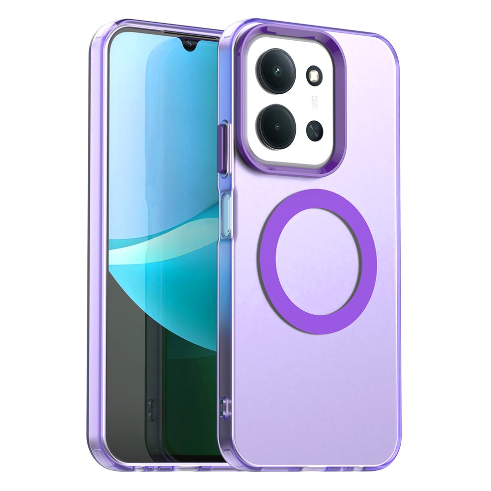 MagSafe Case for Xiaomi Poco C85 4G / Redmi 15C 5G / 15C 4G, Techsuit, CandyCase, Purple