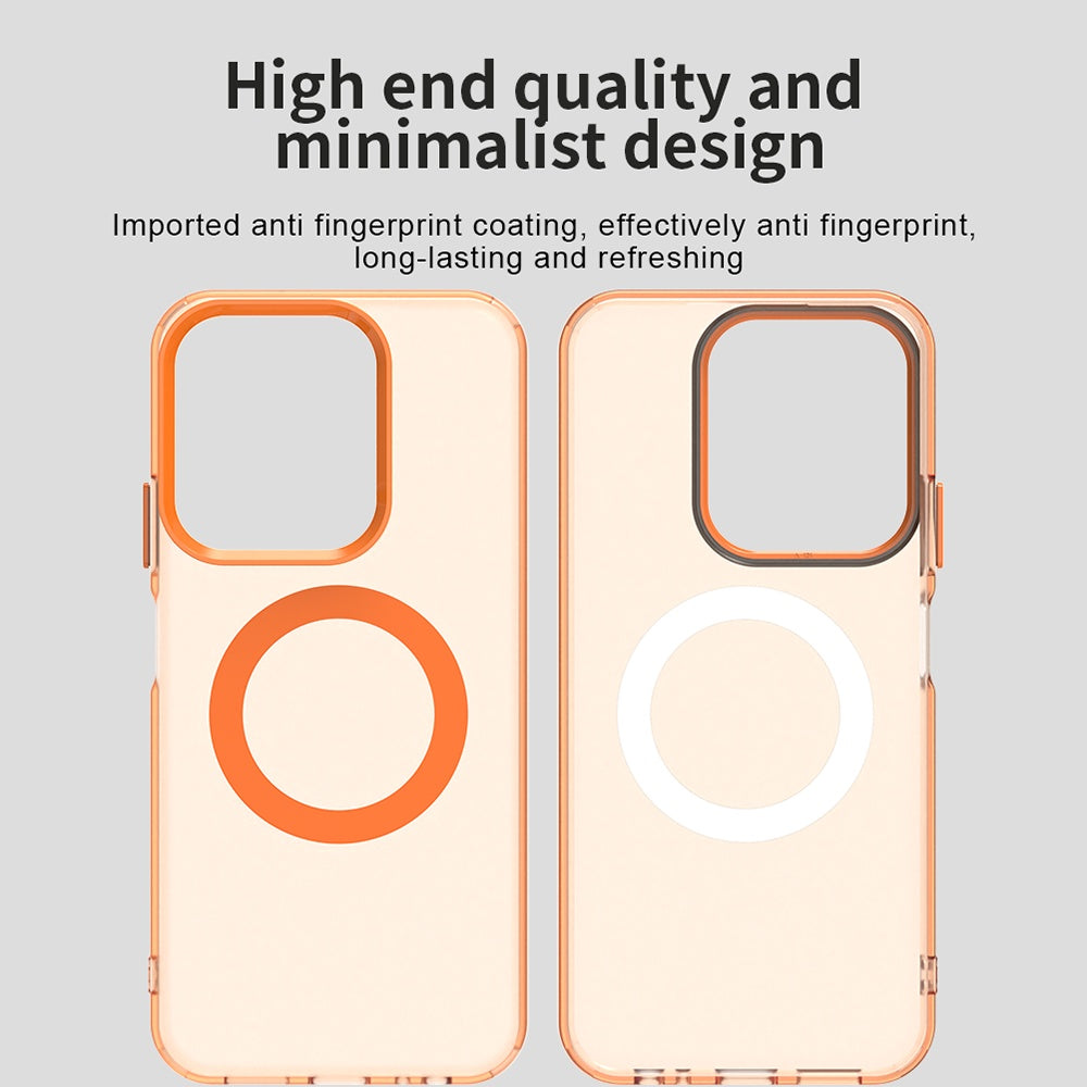 MagSafe Case for Xiaomi Poco C85 4G / Redmi 15C 5G / 15C 4G, Techsuit, CandyCase, Orange