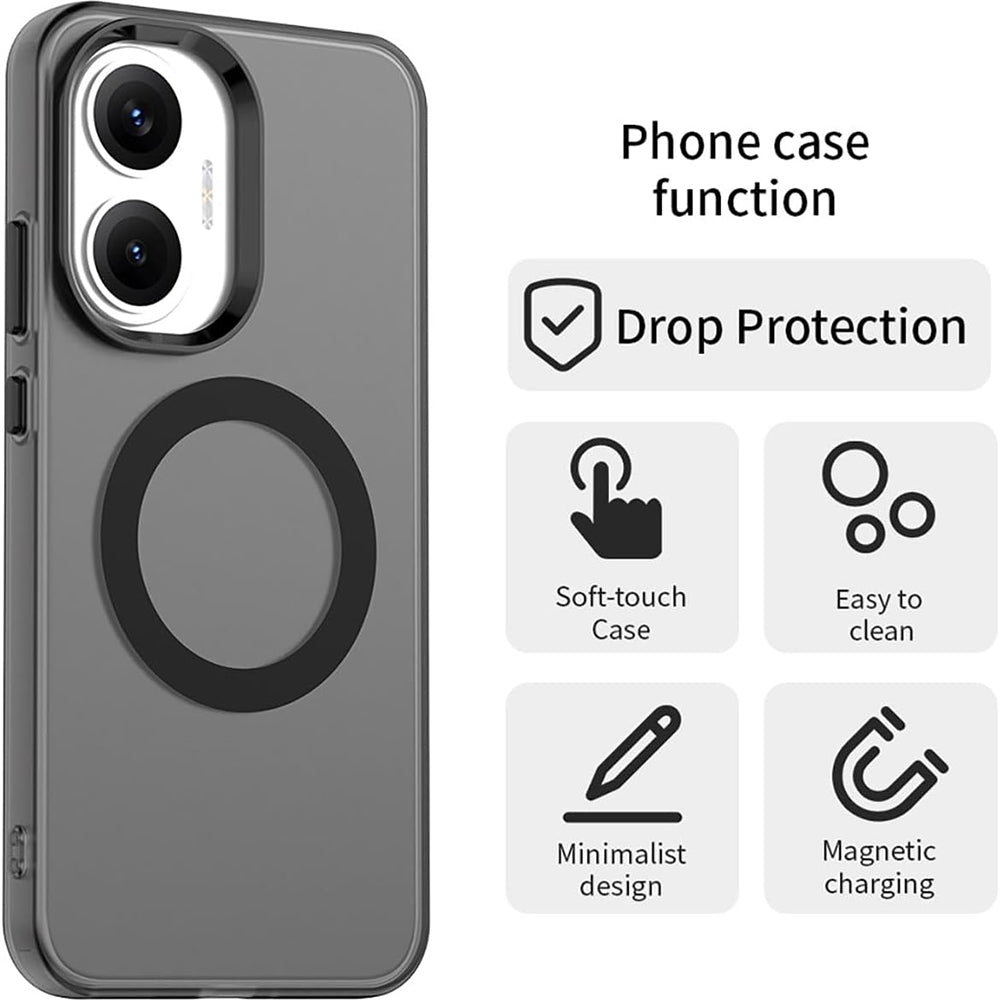 Etui MagSafe do Xiaomi Poco F7, Techsuit, CandyCase, czarne