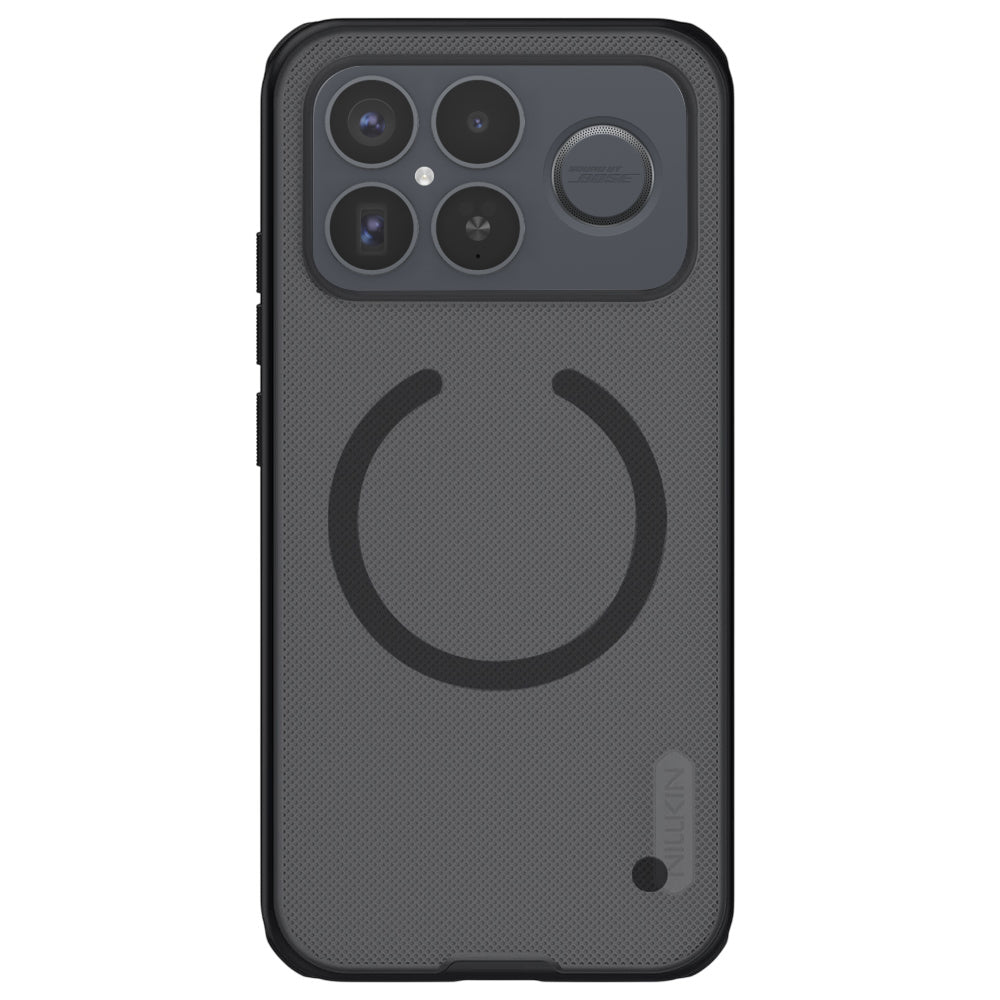 Etui MagSafe do Xiaomi Poco F8 Ultra, Nillkin, Super Shield Pro, Czarna Przezroczysta Matowa
