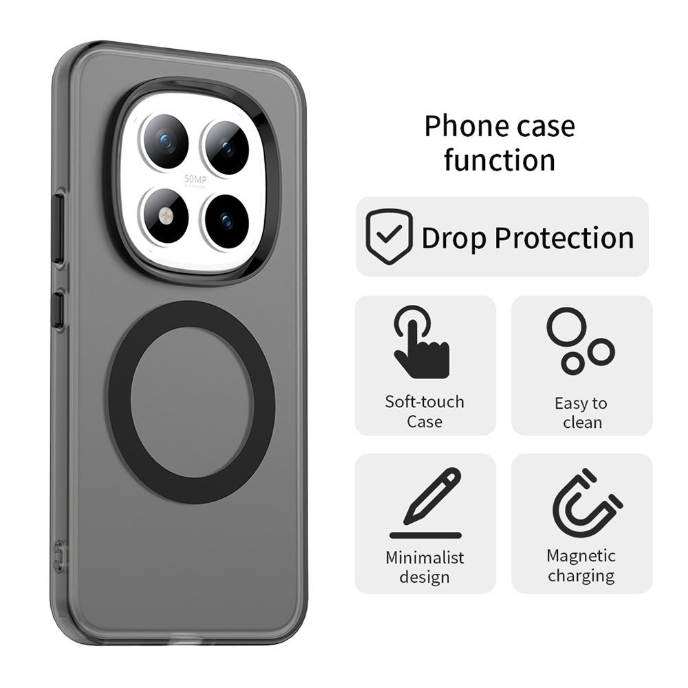 Etui MagSafe dla Xiaomi Poco M8 Pro / Redmi Note 15 Pro+ 5G, Techsuit, CandyCase, Czarne