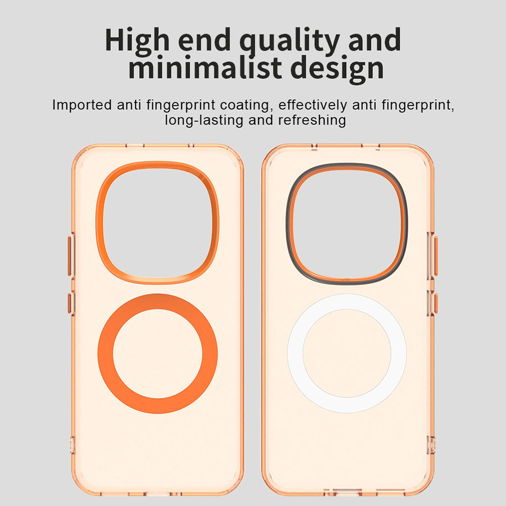 Etui MagSafe dla Xiaomi Poco M8 Pro / Redmi Note 15 Pro+ 5G, Techsuit, CandyCase, Pomarańczowe