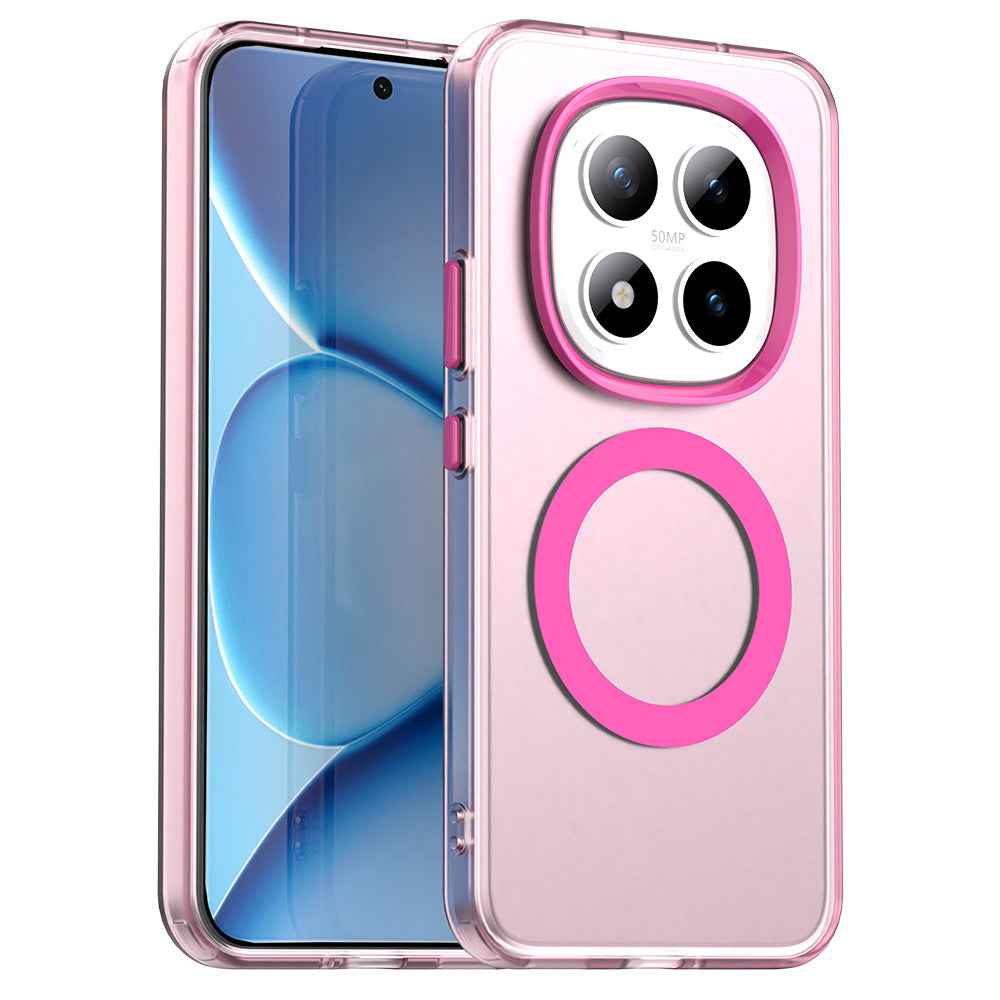 Etui MagSafe dla Xiaomi Poco M8 Pro / Redmi Note 15 Pro+ 5G, Techsuit, CandyCase, Różowy