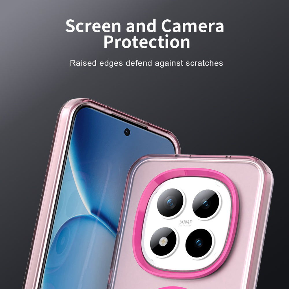 Etui MagSafe dla Xiaomi Poco M8 Pro / Redmi Note 15 Pro+ 5G, Techsuit, CandyCase, Różowy