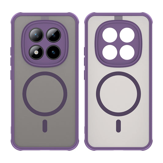 Etui MagSafe dla Xiaomi Poco M8 Pro / Redmi Note 15 Pro+ 5G, Techsuit, HaloFrost II, Fioletowy