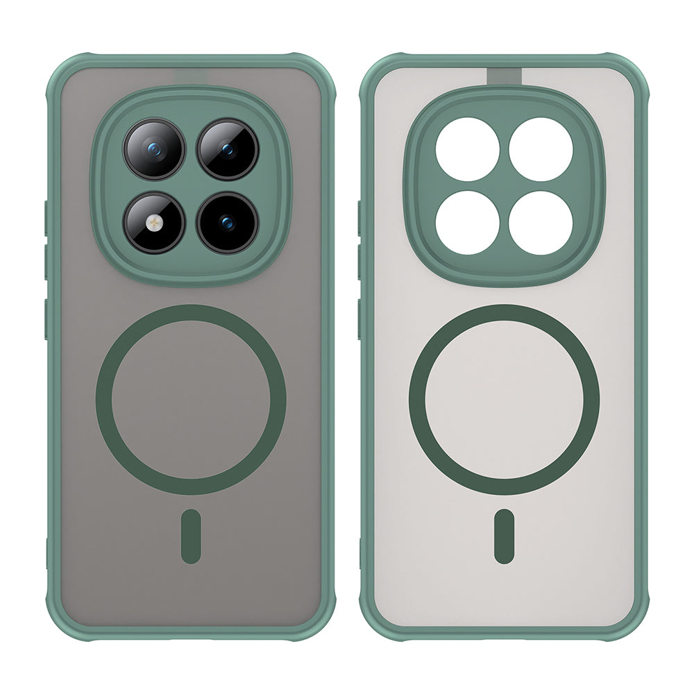 Etui MagSafe dla Xiaomi Poco M8 Pro / Redmi Note 15 Pro+ 5G, Techsuit, HaloFrost II, Zielone